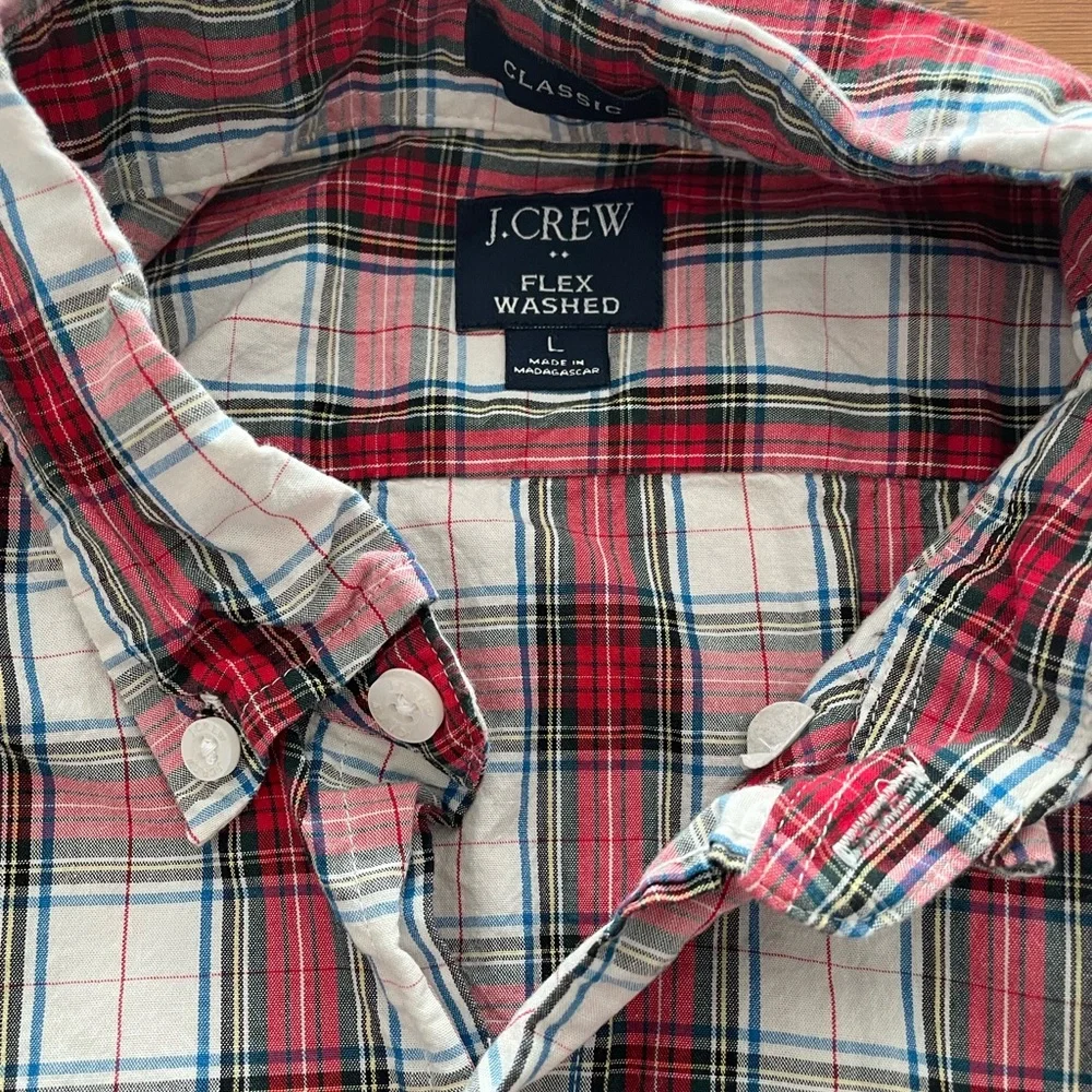 Plaid Button-Down Shirt - Picture 2 of 3